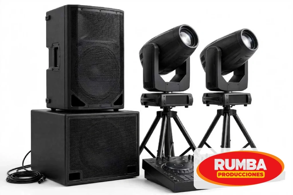 Rumba Producciones - Alquiler de Equipo de Sonido Profesional Pichanaqui - Grupo Musical.